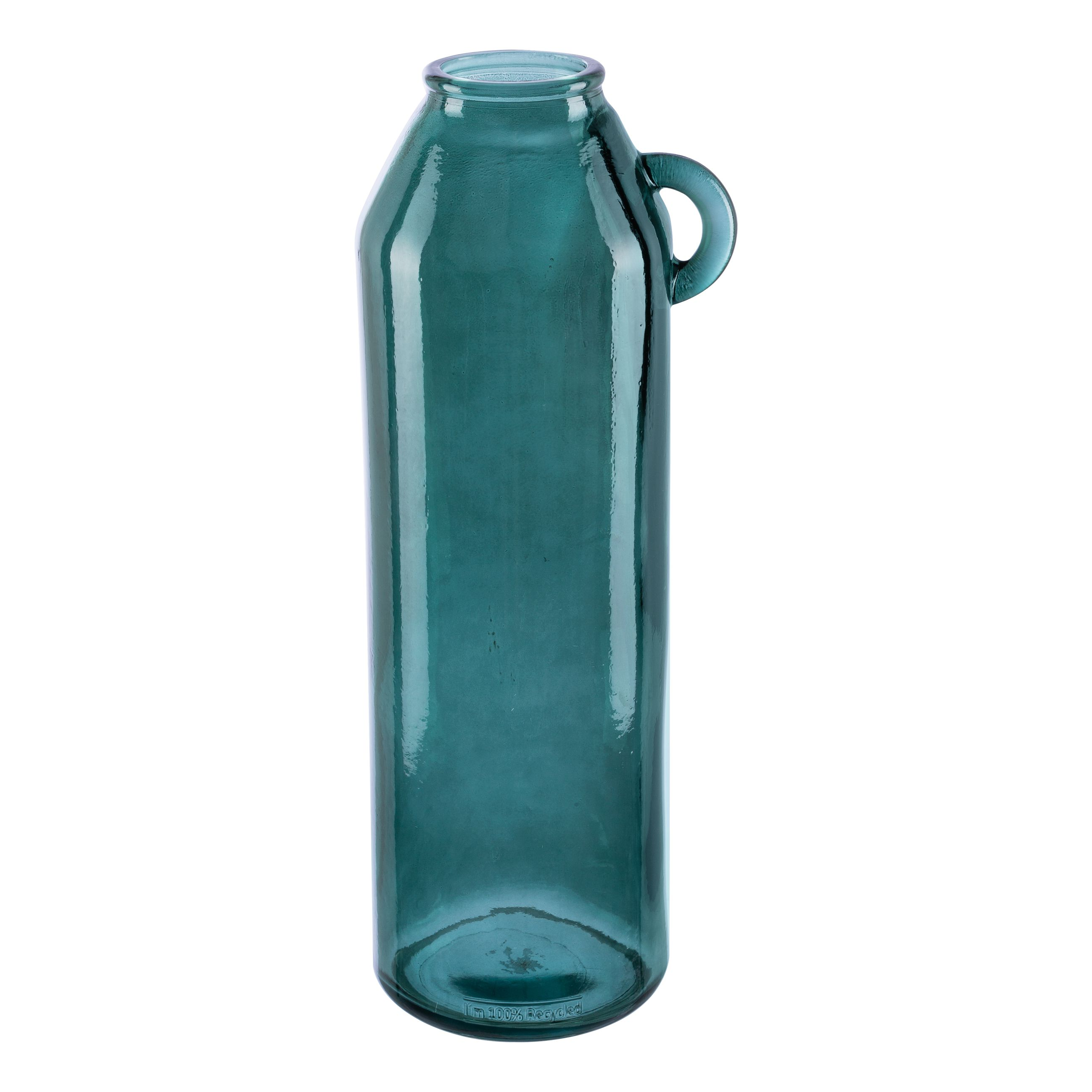 Gasper Glas Gefäß mit Griff LUGO - petrol