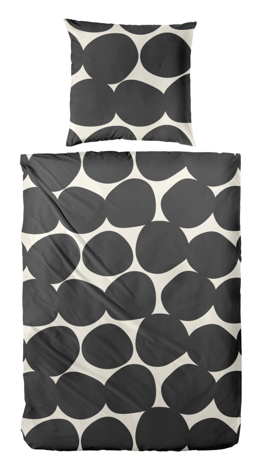 Hahn Bettwäsche 133603 Perkal-Bettwäsche - grau