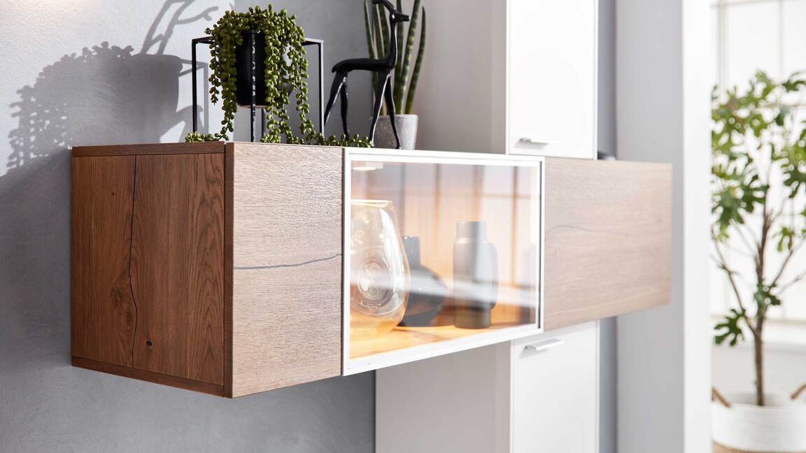 Interliving Wohnzimmer Serie 2102 - Hängevitrine 510650