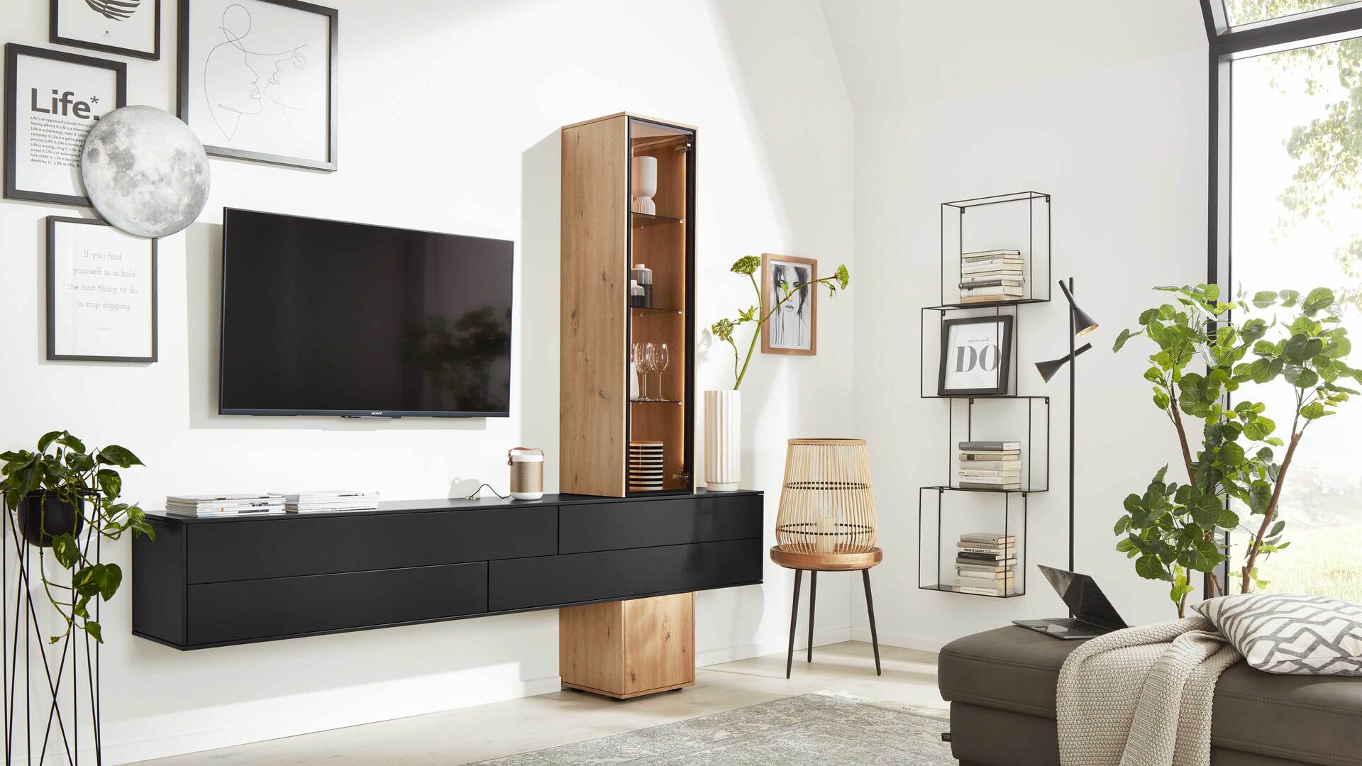 interliving wohnzimmer serie 2107 - wohnwand 66 0003