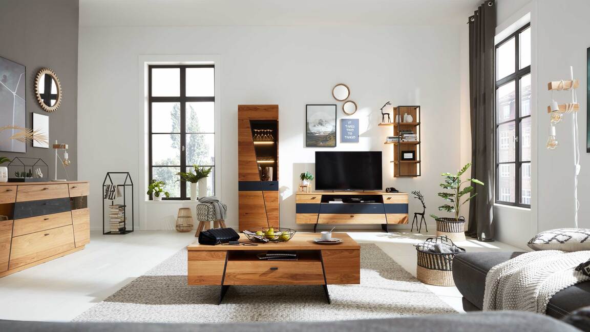 Interliving Wohnzimmer Serie 2021 - Wohnwand 44 03 HH 88