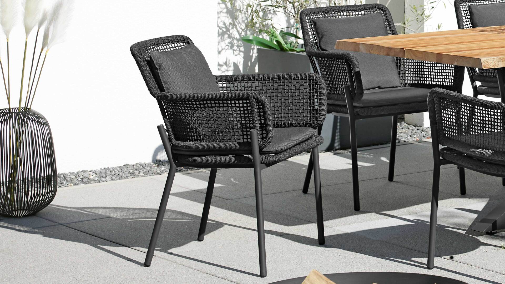 Interliving Gartenmöbel Serie 7002 - Armlehnstuhl