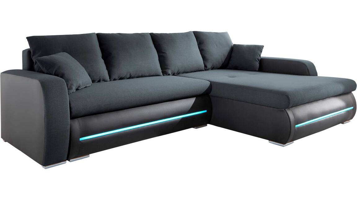 Ecksofa bzw. Eckcouch mit LED-Beleuchtung Ecksofa bzw. Eckcouch mit LED-Beleuchtung