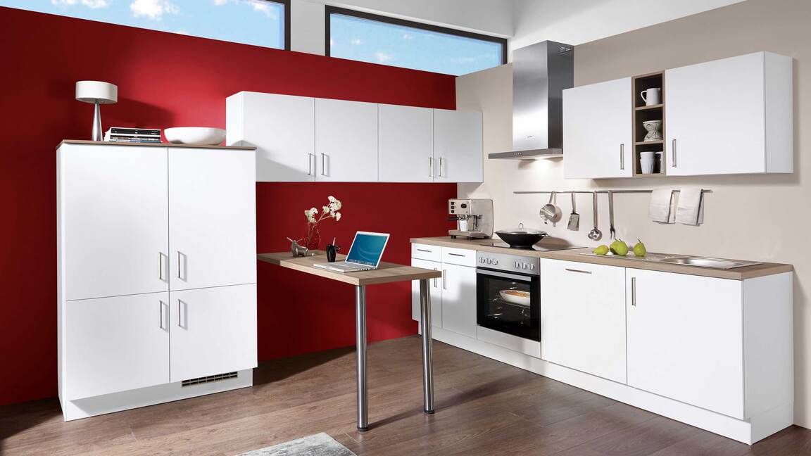 nobilia® Einbauküche Speed mit gorenje-Elektrogeräten und Küchenmöbeln