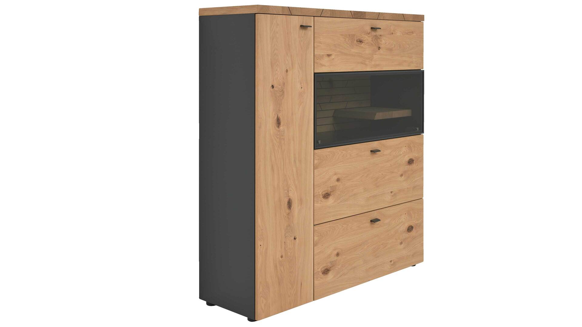 Interliving Wohnzimmer Serie 2108 - Highboard 780107-32 Interliving Wohnzimmer Serie 2108 - Highboard 780107-32