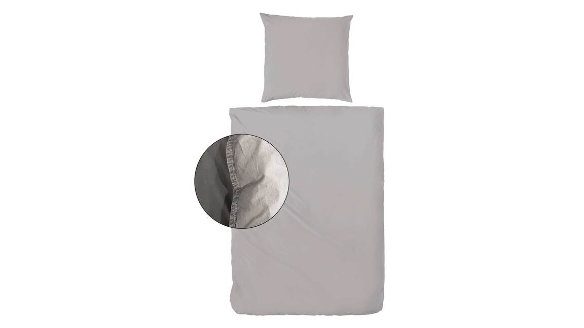 HAHN Bettwäsche-Set Stone Washed