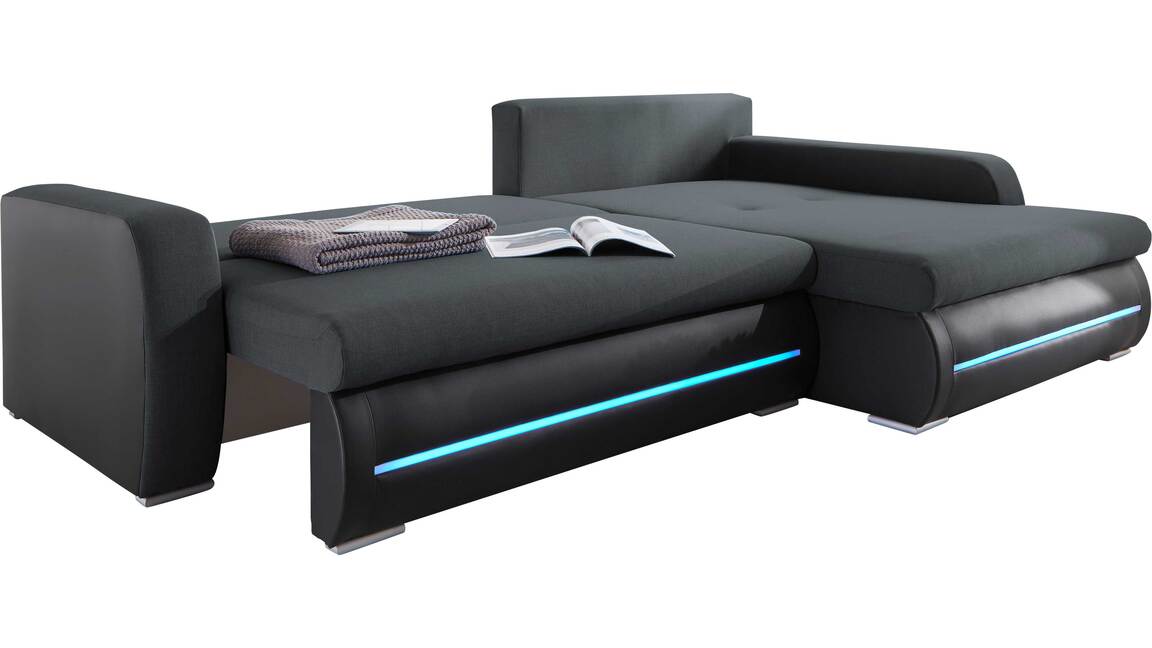 Ecksofa bzw. Eckcouch mit LED-Beleuchtung Ecksofa bzw. Eckcouch mit LED-Beleuchtung