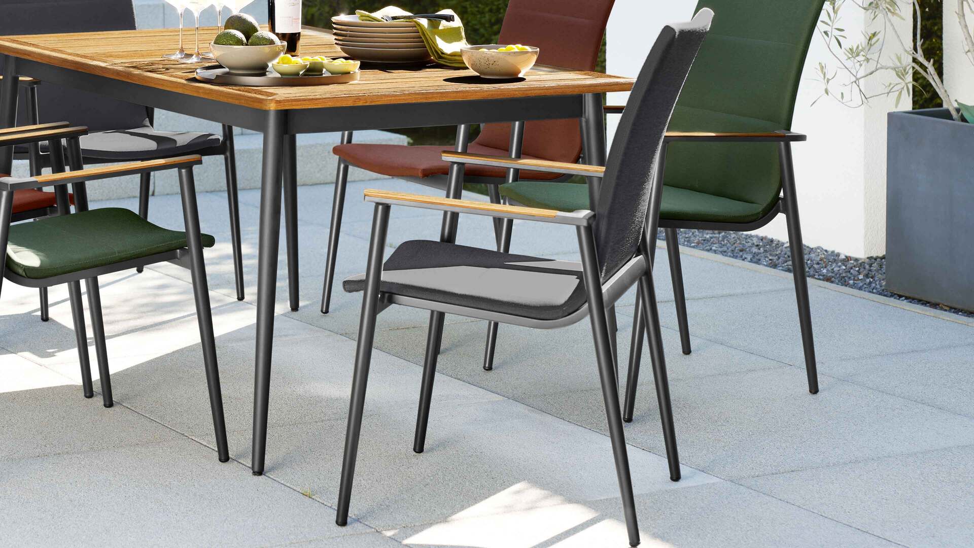 Interliving Gartenmöbel Serie 7001 – Hochlehnstuhl