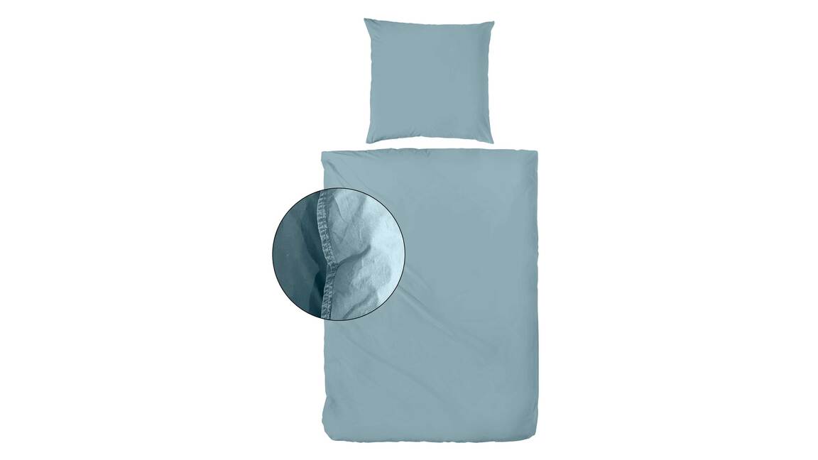 HAHN Bettwäsche-Set Stone Washed