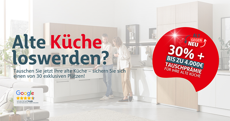 Alte Küche loswerden? Möbel Wassermann