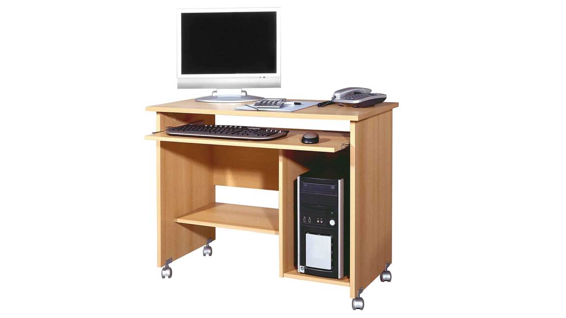 Computertisch auf Rollen für Ihre Büroeinrichtung
