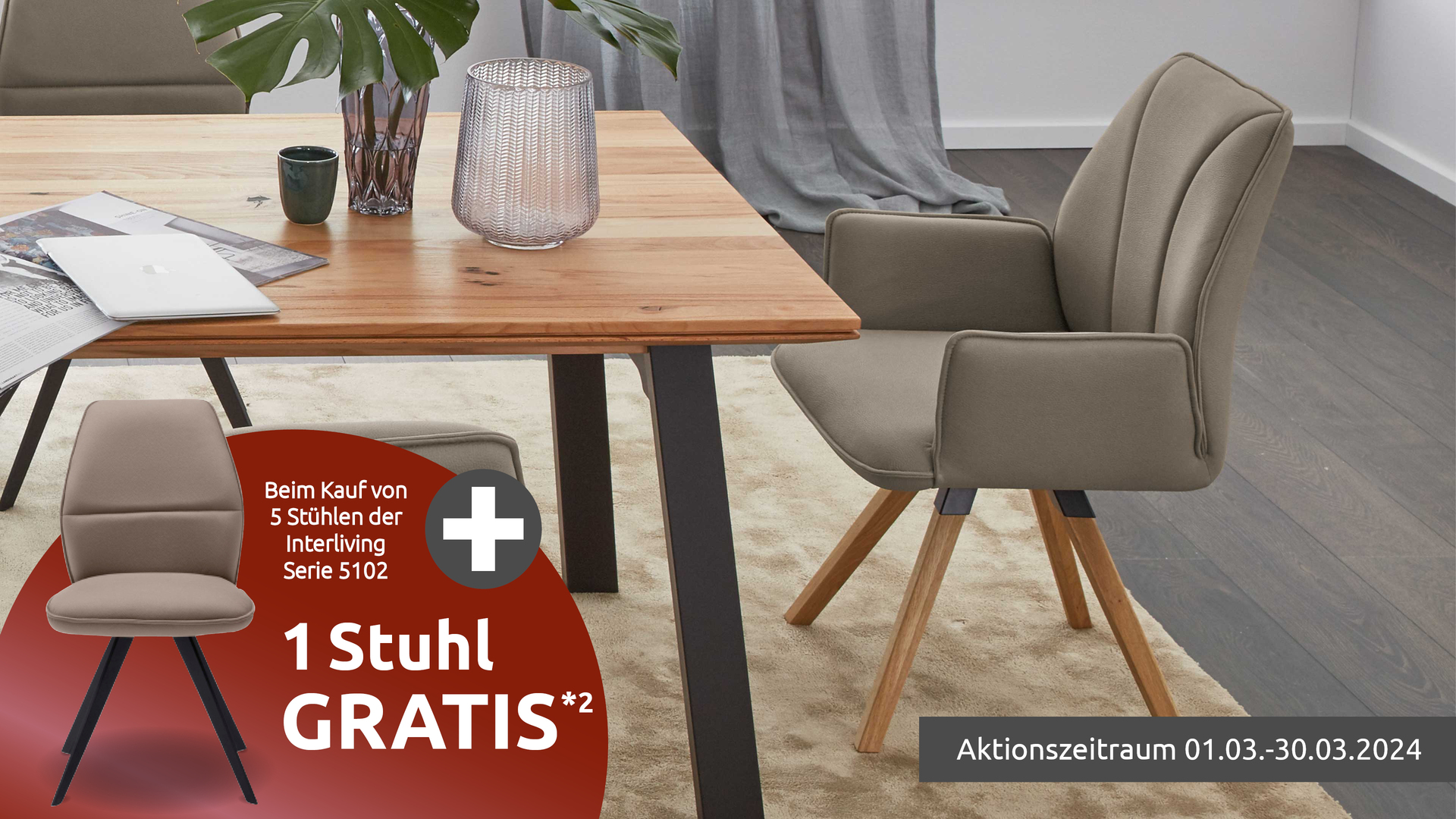 Interliving Esszimmer Serie 5102 – Armlehn-Polsterstuhl V232 Interliving Esszimmer Serie 5102 – Armlehn-Polsterstuhl V232