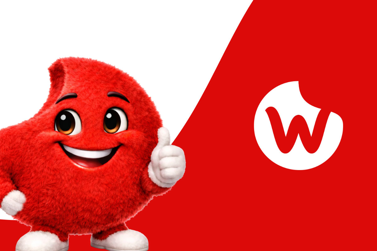 Wohnie-Grafik mit lächelndem Gesicht