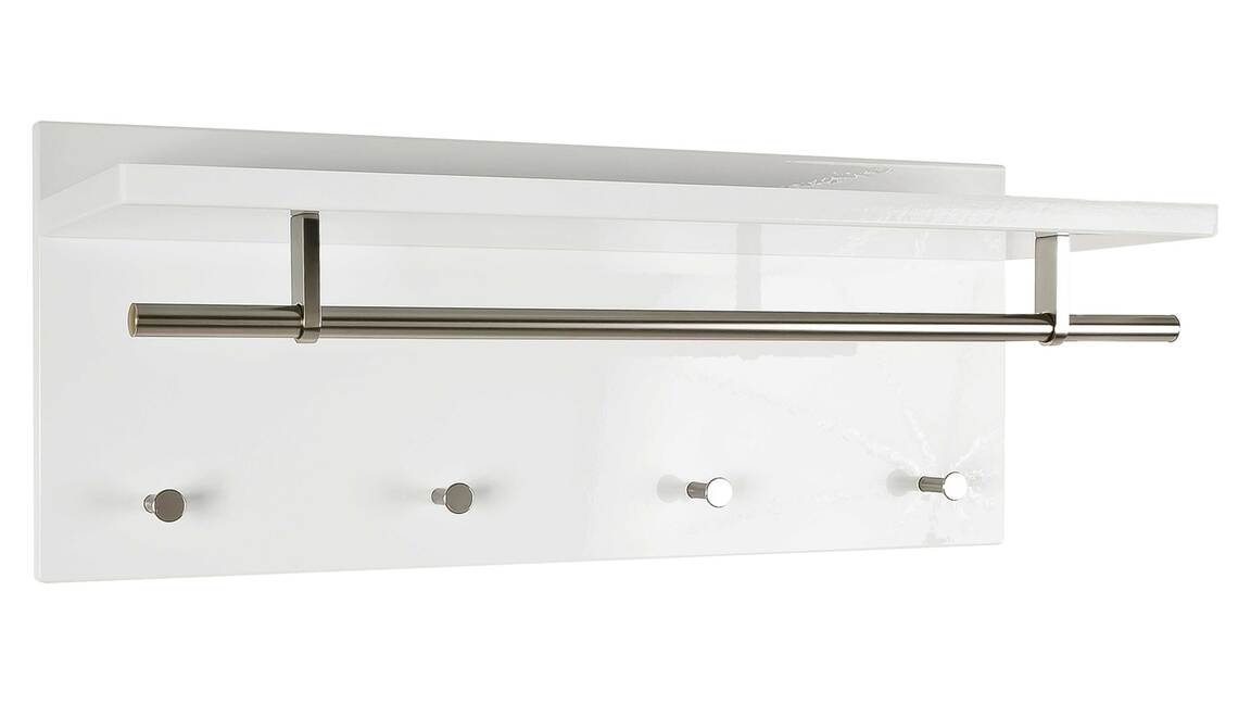 Wandgarderobe inklusive Garderobenhaken