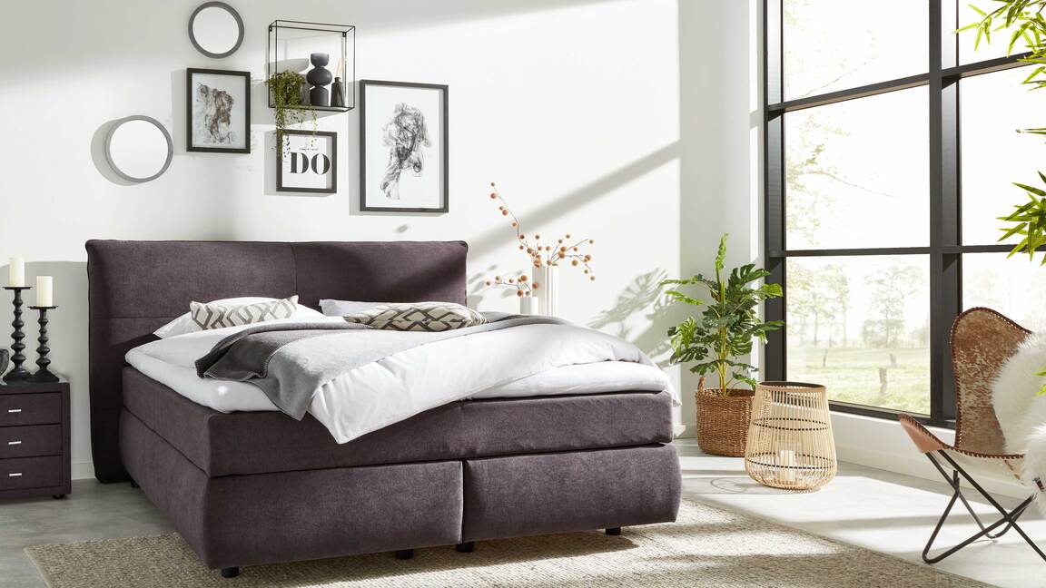 Interliving Bettsystem Serie 1414 - Boxspringbett Variante 1