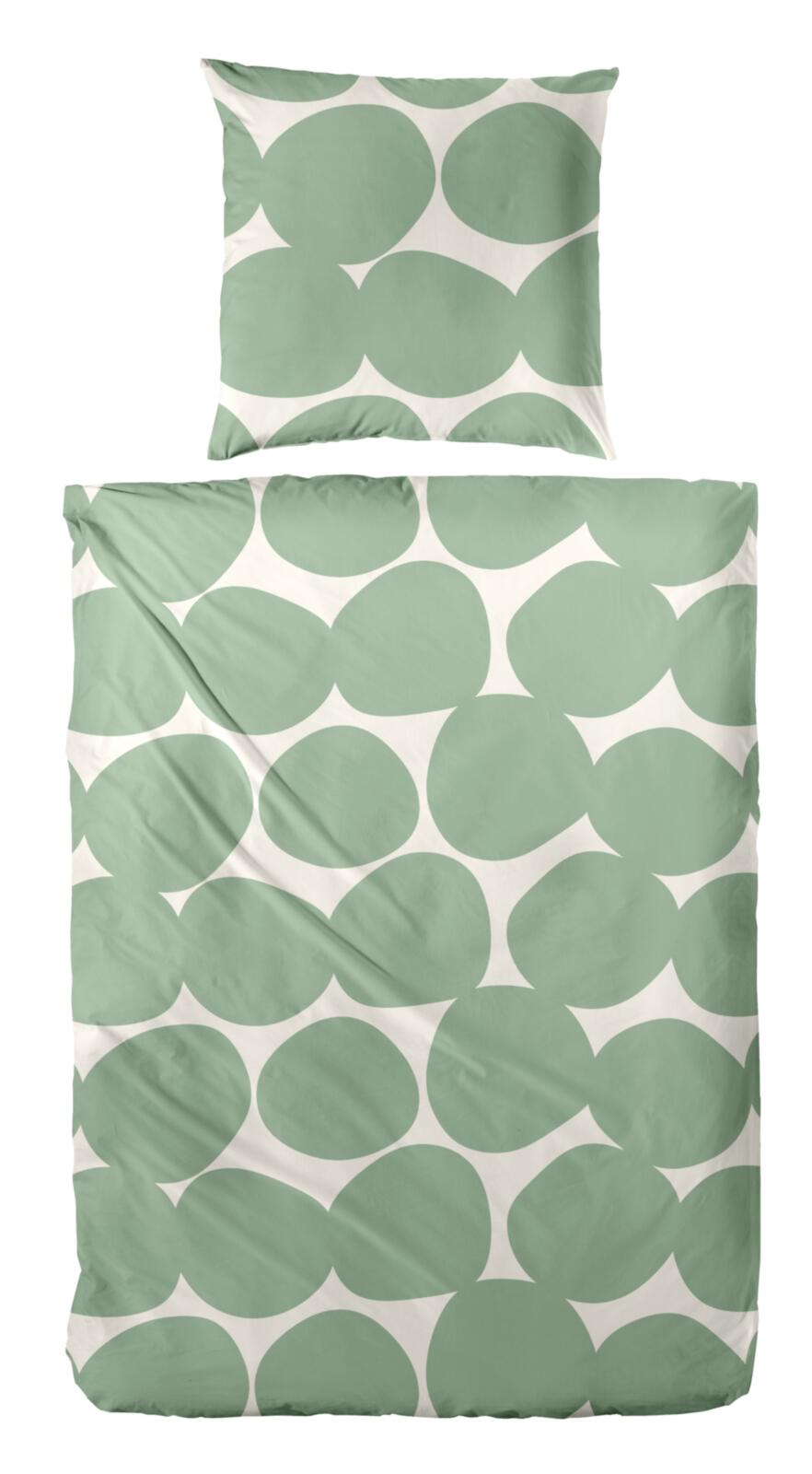 Hahn Bettwäsche 133603 Perkal-Bettwäsche - grün