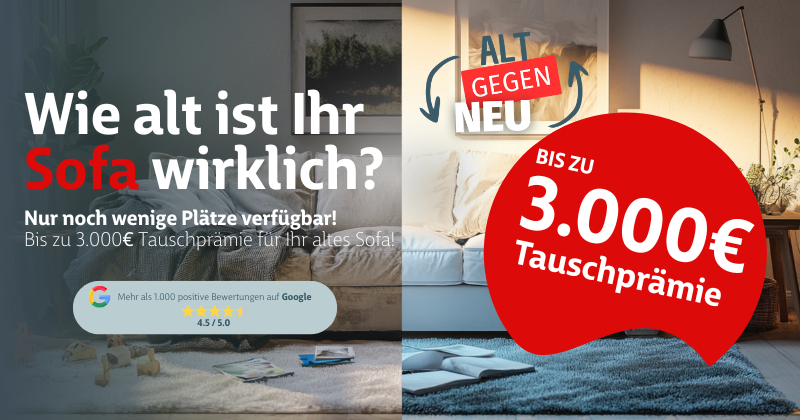 Altes Sofa loswerden? Möbel Wassermann