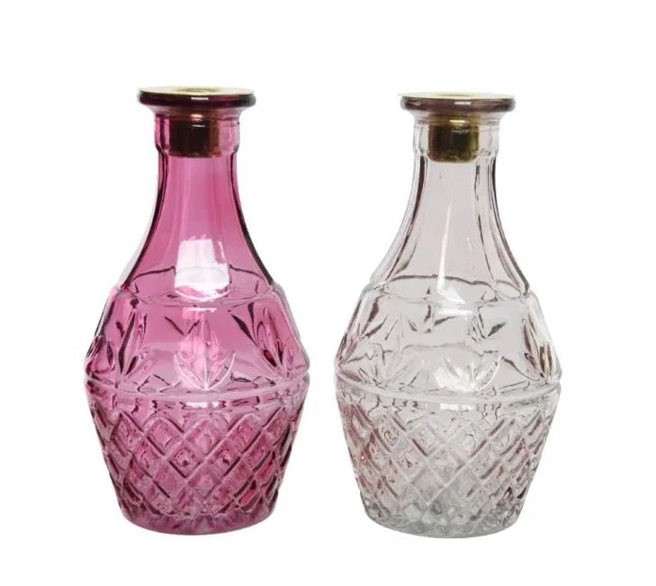 Kerzenhalter Glas 2 farb. sort.