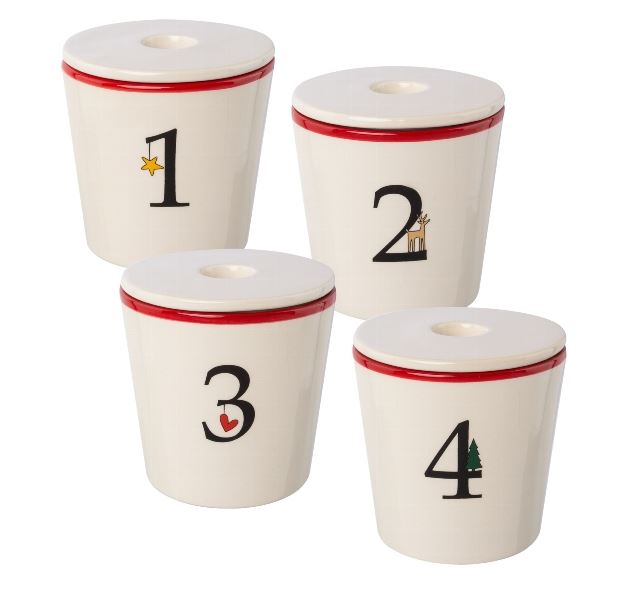Keramik Kerzenhalter Becher