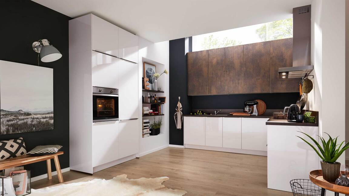 Interliving Küche Serie 3034 mit privileg Einbaugeräten