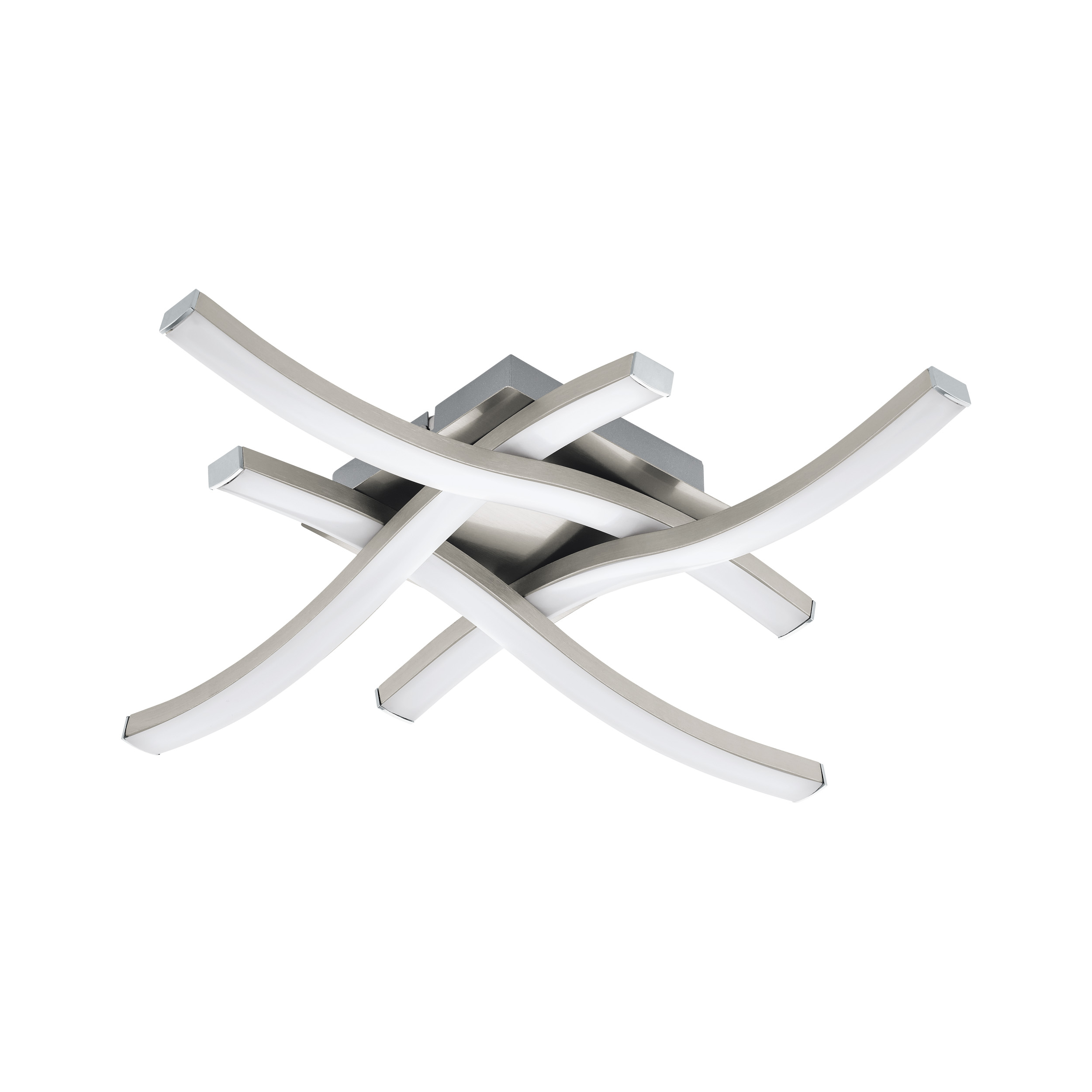 Eglo LED Wand und Deckenleuchte CABEZAS - nickel-matt,weiß