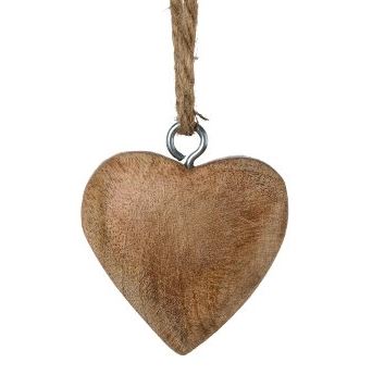 Holzherzhänger