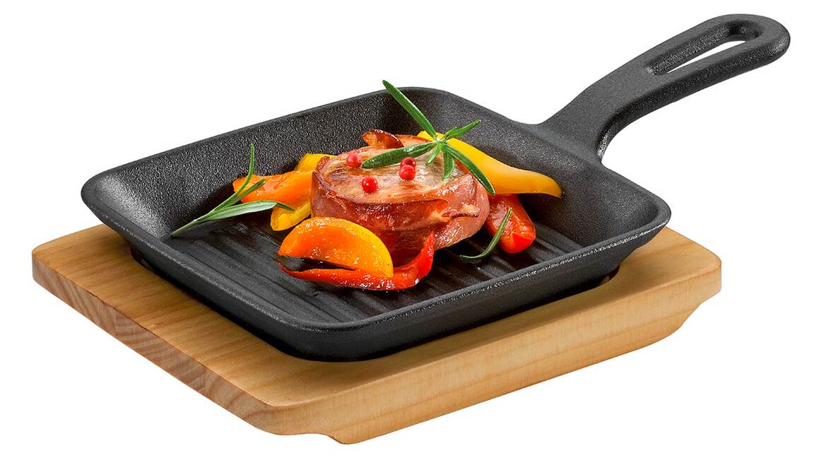 KÜCHENPROFI BBQ Grill- & Servierpfanne