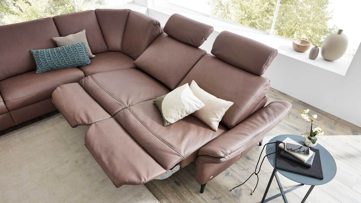 Himolla 1919 - Ecksofa mit motorischen Funktionen