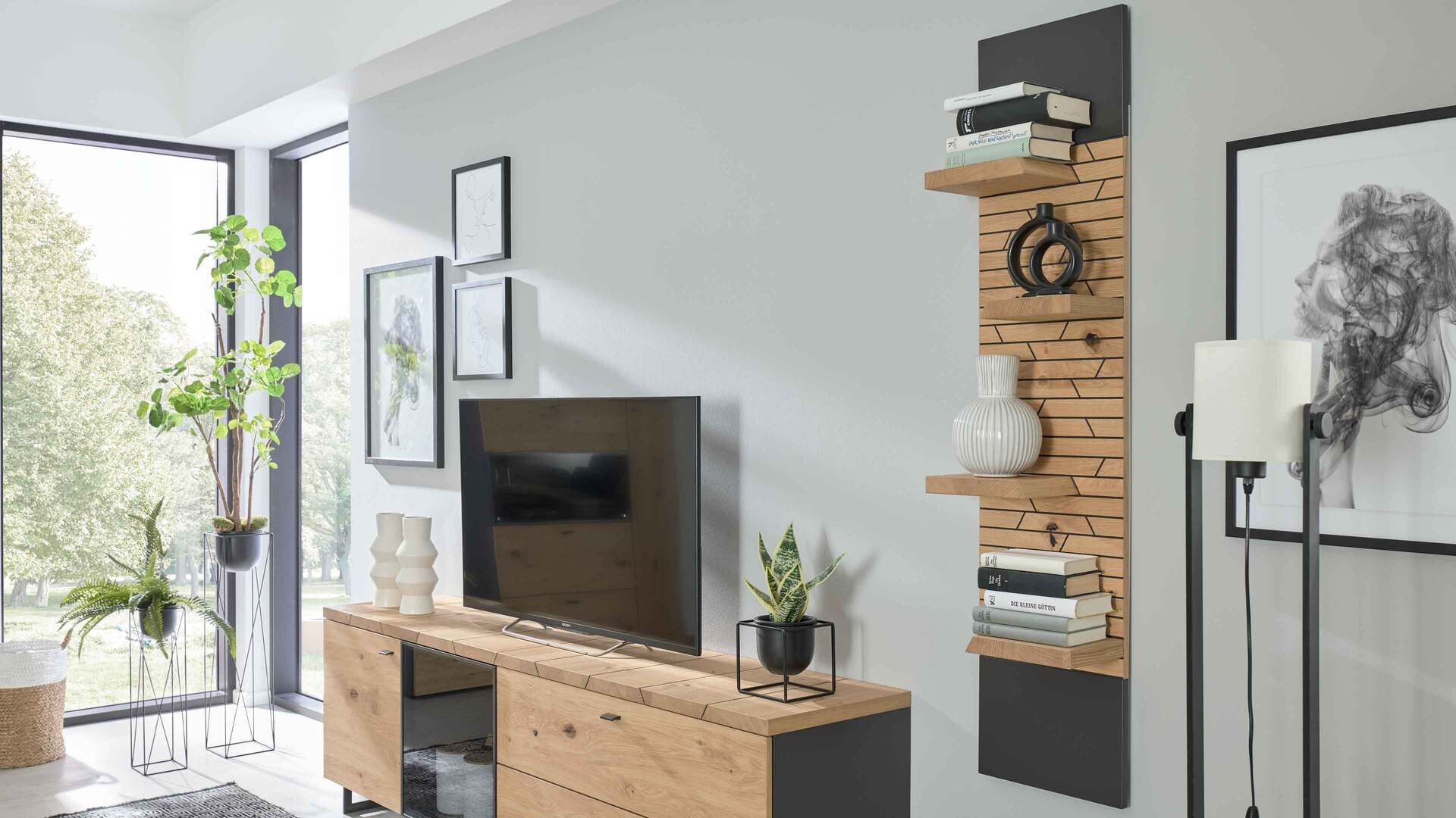 Interliving Wohnzimmer Serie 2108 - Wohnwand 780001M-32 Interliving Wohnzimmer Serie 2108 - Wohnwand 780001M-32