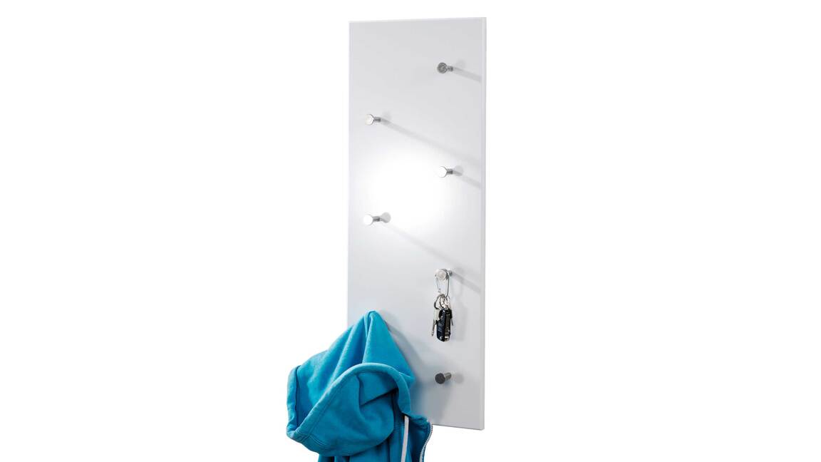 Wandgarderobe als kompaktes Kleinmöbel