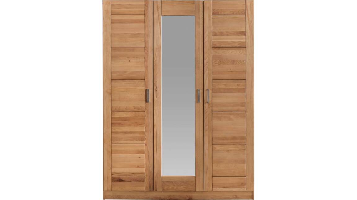 Kleiderschrank Tollow als Schlafzimmerschrank aus massiver Kernbuche