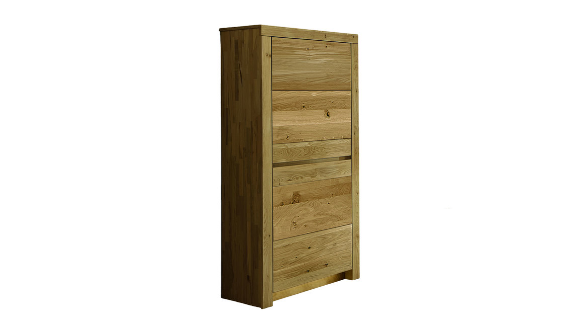 WÖSTMANN Wohnprogramm Soleo 3000 - Highboard mit zwei Holztüren - Wohnzimmerschrank