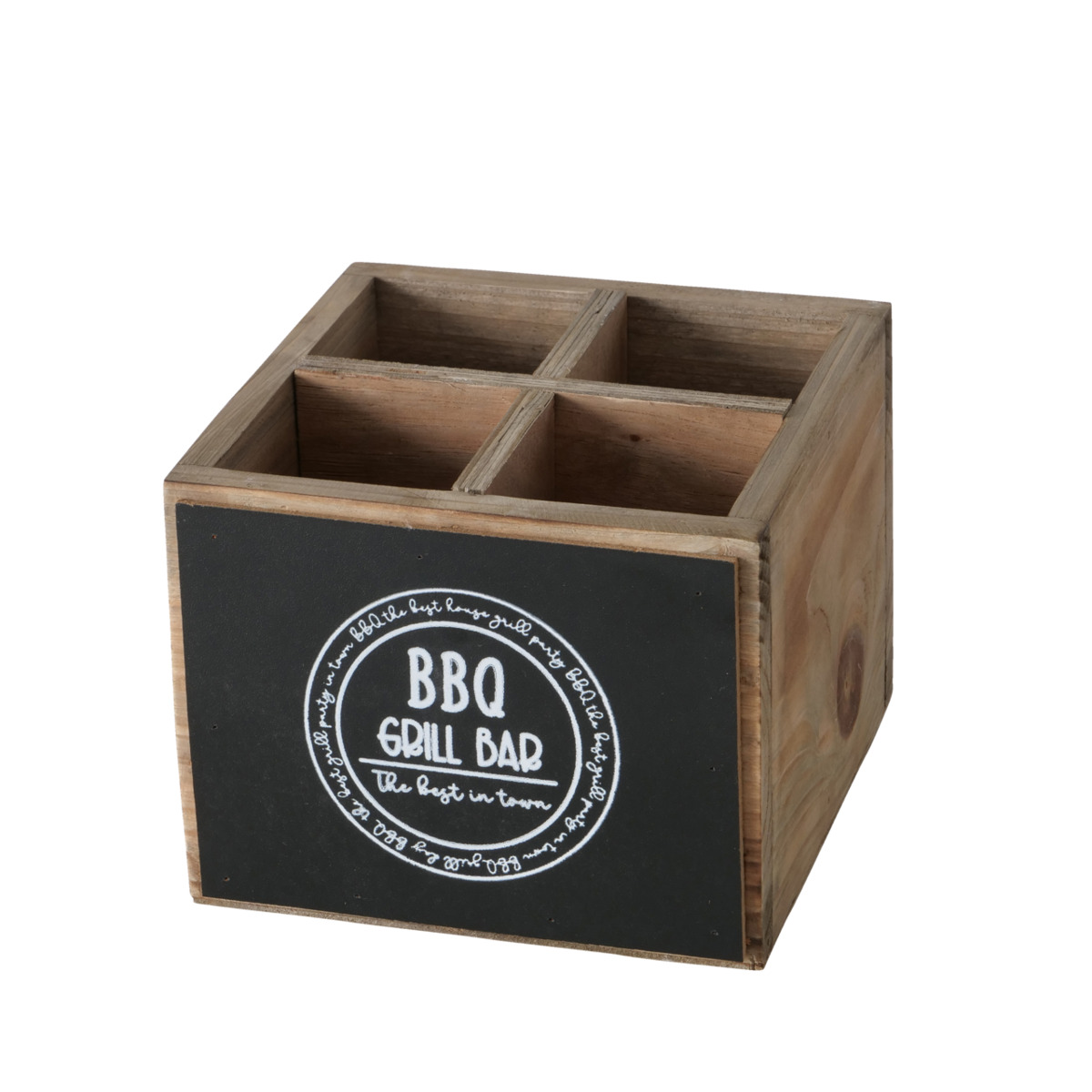 Boltze Box Grillhouse - Natur,Schwarz