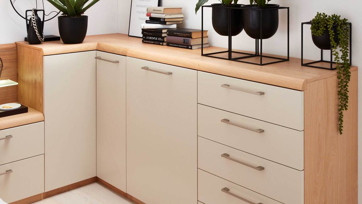 Interliving Schlafzimmer Serie 1013 – Eckkommode 196 ✓ Bei Interliving Wassermann in Memmingen