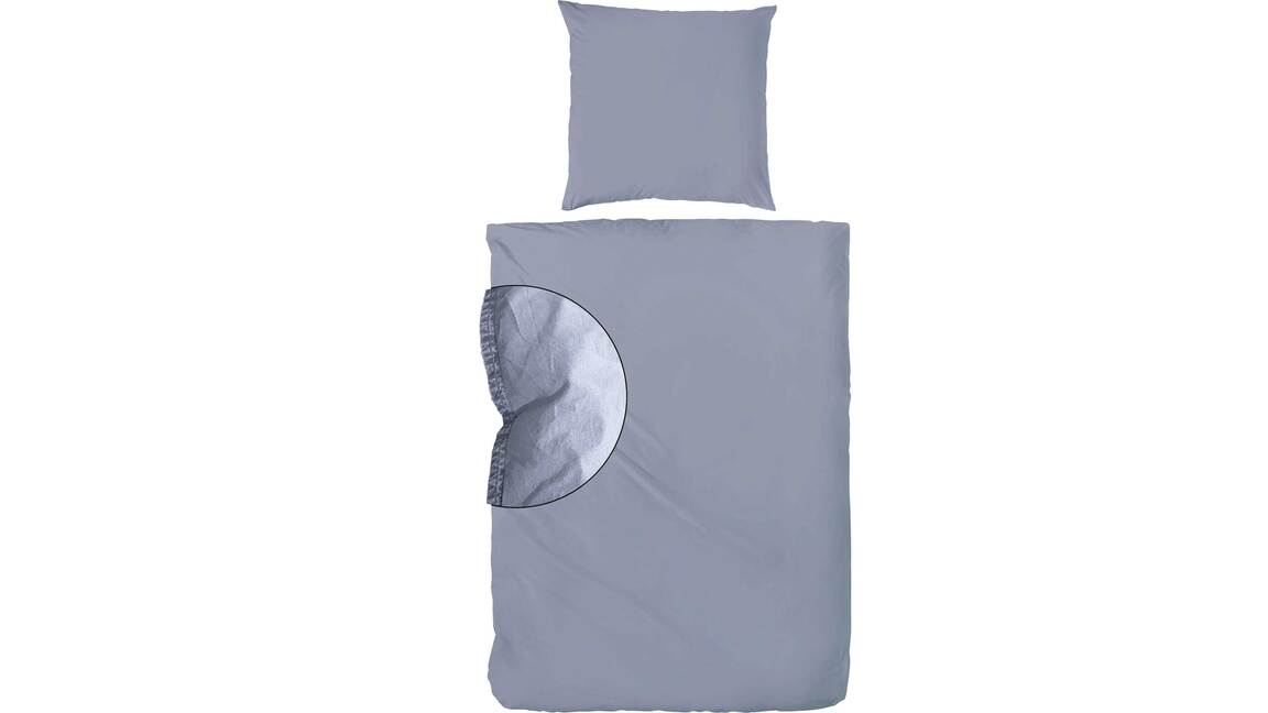 HAHN Bettwäsche-Set Stone Washed