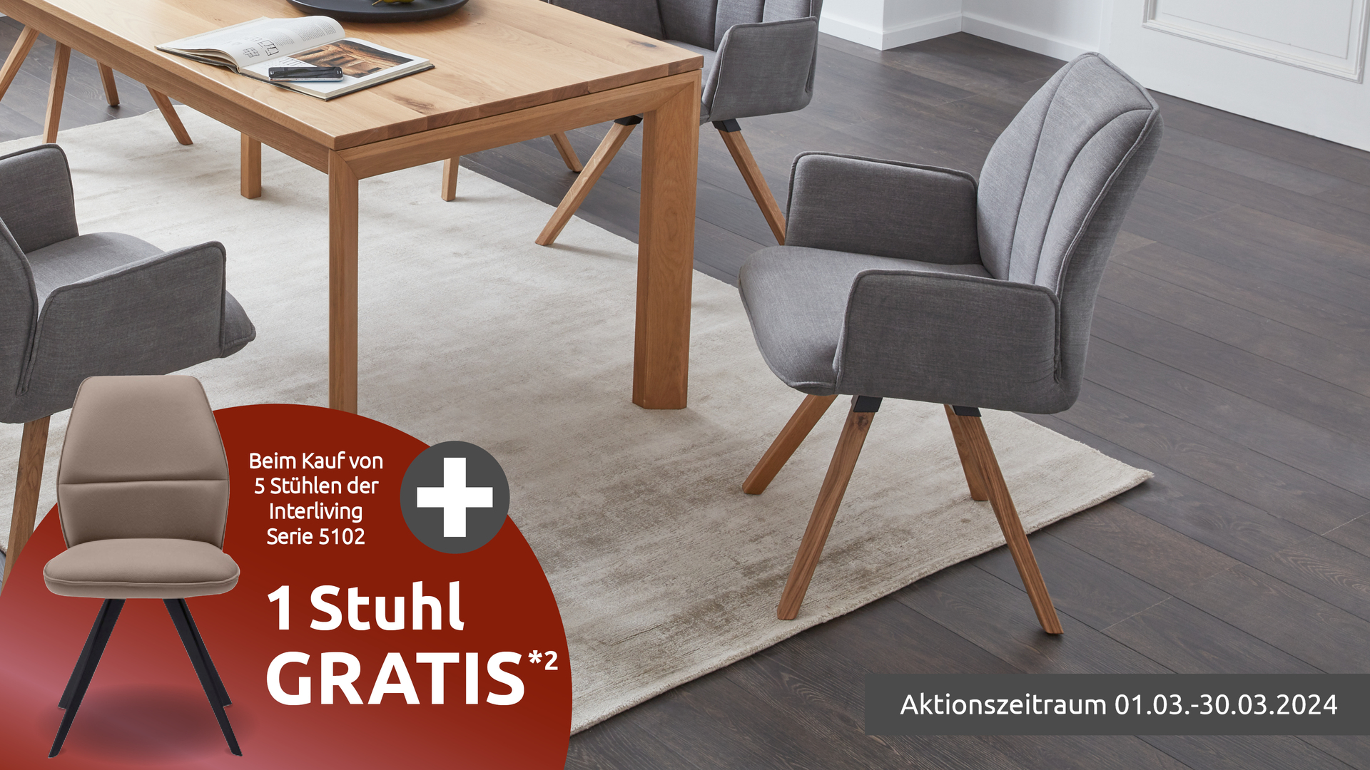 Interliving Esszimmer Serie 5102 – Armlehn-Polsterstuhl V232 Interliving Esszimmer Serie 5102 – Armlehn-Polsterstuhl V232