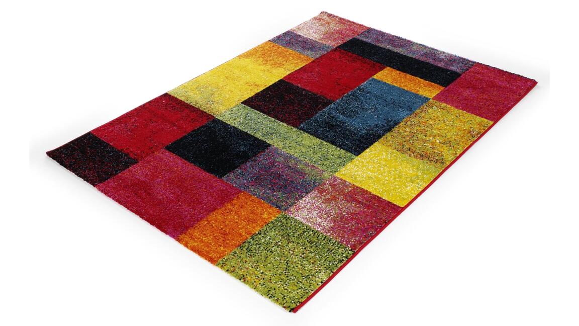 Moderner Webteppich Happiness New Shimmer