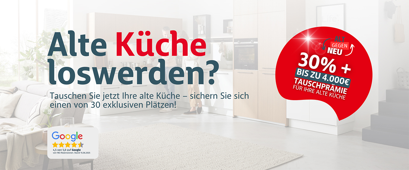 Alte Küche loswerden? Möbel Wassermann