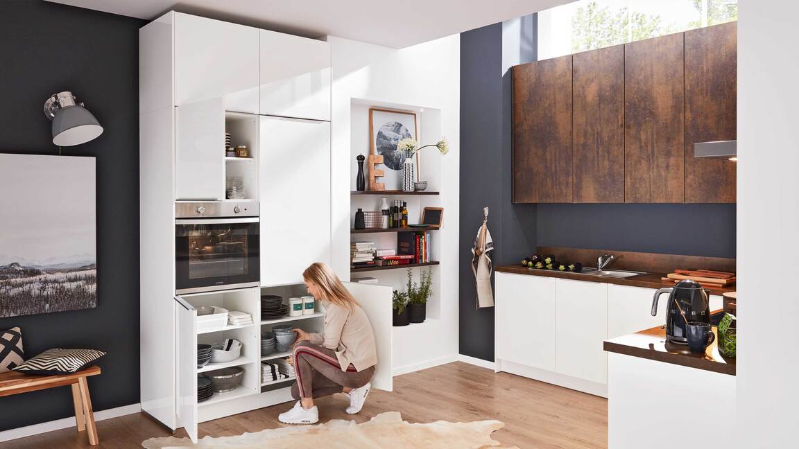 Interliving Küche Serie 3034 mit privileg Einbaugeräten Interliving Küche Serie 3034 mit privileg Einbaugeräten